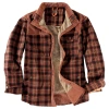 American plaid shirt, Amazon jacket men's coat, cross-border fleece large size winter warm pure cotton jacket details Picture